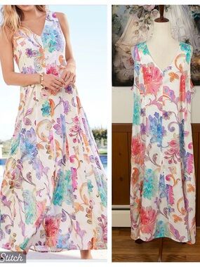 Beautiful Soft Surroundings Flourish Maxi Dress